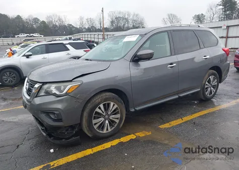 2017 Nissan Pathfinder Sl из США, поврежденный, VIN 5N1DR2MN1HC686029